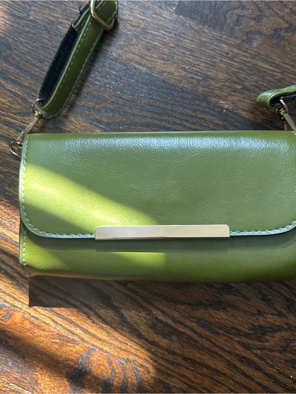 Green Crossbody Bag - Olive Green